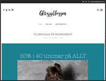 Tablet Screenshot of glitzybloggen.se